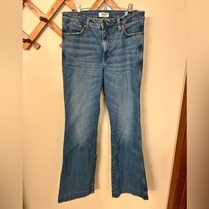 Wrangler Retro Women's Medium Blue Flare Trouser Jean